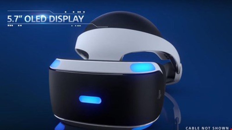 The PlayStation VR.