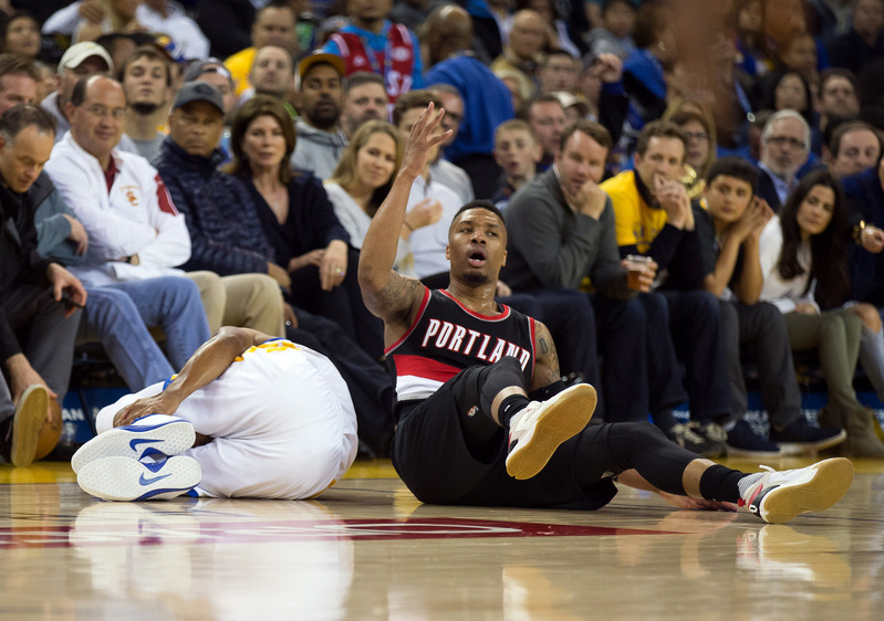 NBA: Portland Trail Blazers at Golden State Warriors