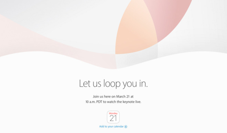 Apple's March 21 event 