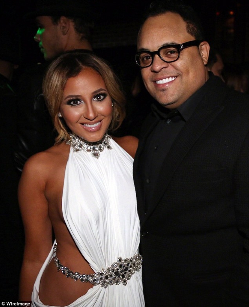 Adrienne Bailon and Israel Houghton 