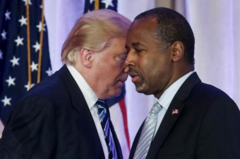 Ben Carson with Trump