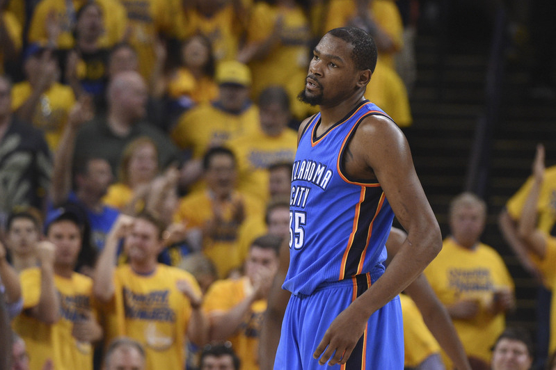 NBA: Playoffs-Oklahoma City Thunder at Golden State Warriors