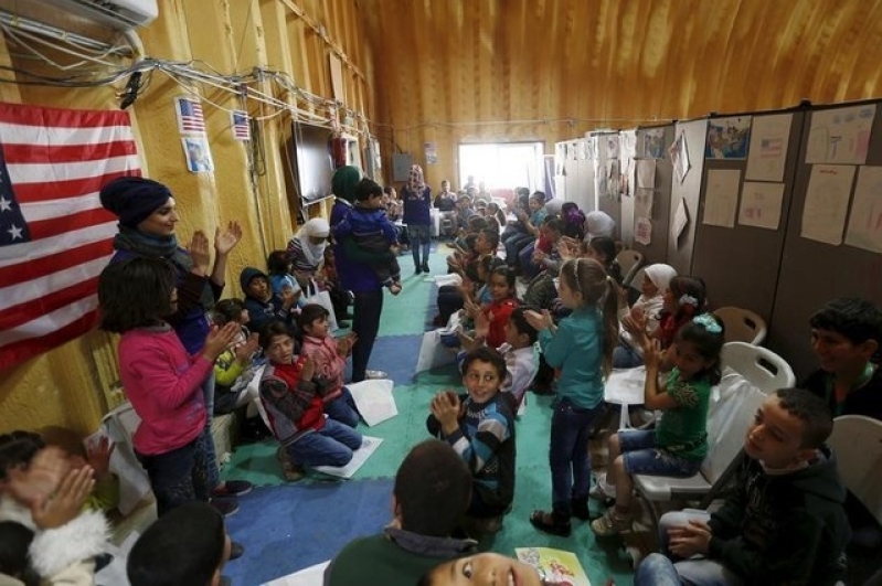 Children refugees in Amman