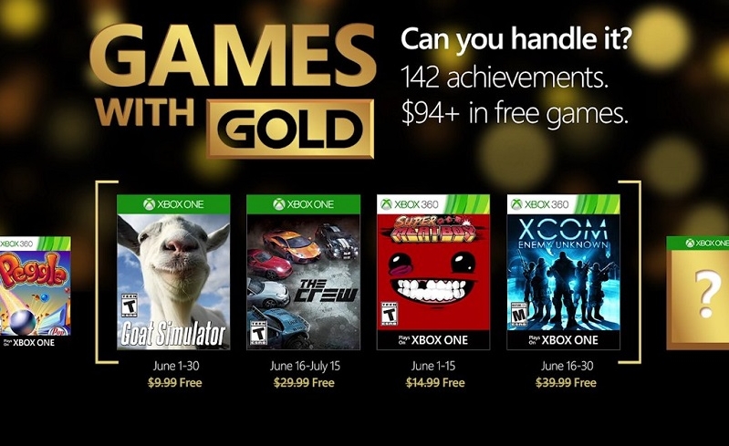 Games with Gold Free Games June 2016