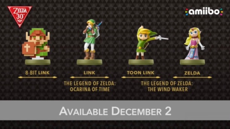 The New Zelda Amiibos, Coming December 2