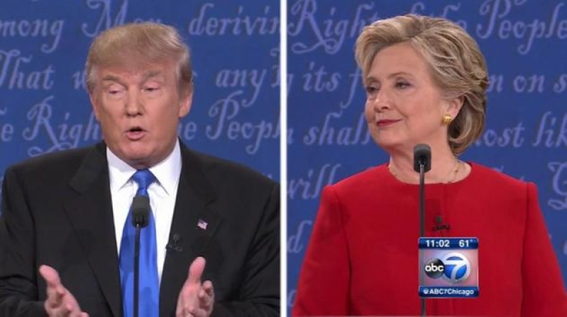 The first debate of Donald Trump and Hillary Clinton