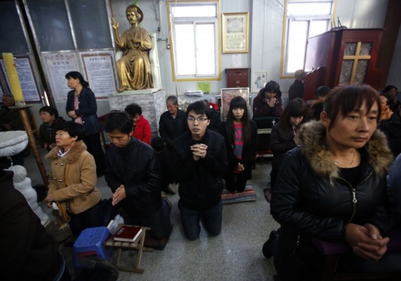 Christians in China gather for worship.