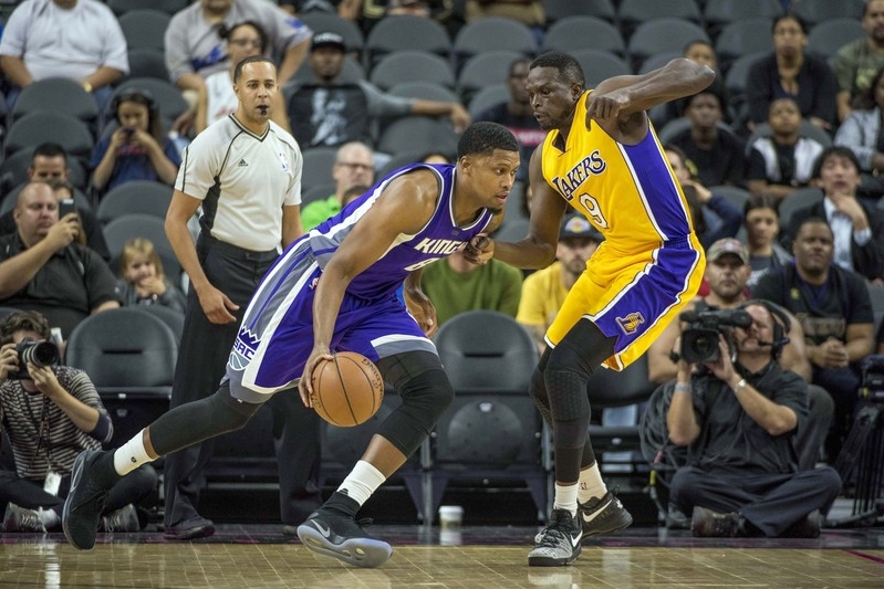 NBA: Preseason-Sacramento Kings at Los Angeles Lakers