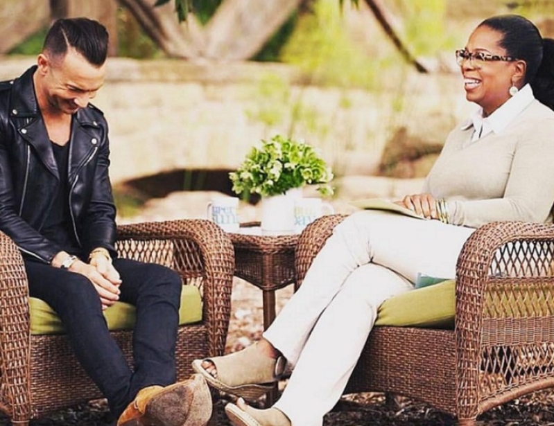 Carl Lentz with Oprah Winfrey