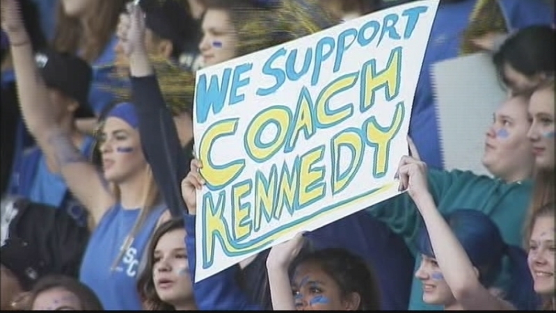 Coach Joe Kennedy support