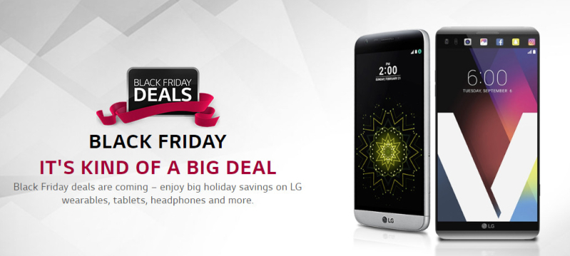 LG's Black Friday 2016 deals