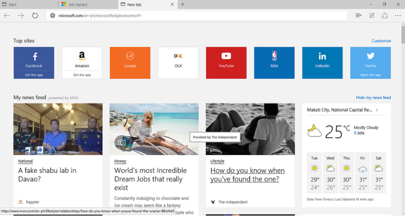 Microsoft Edge 3