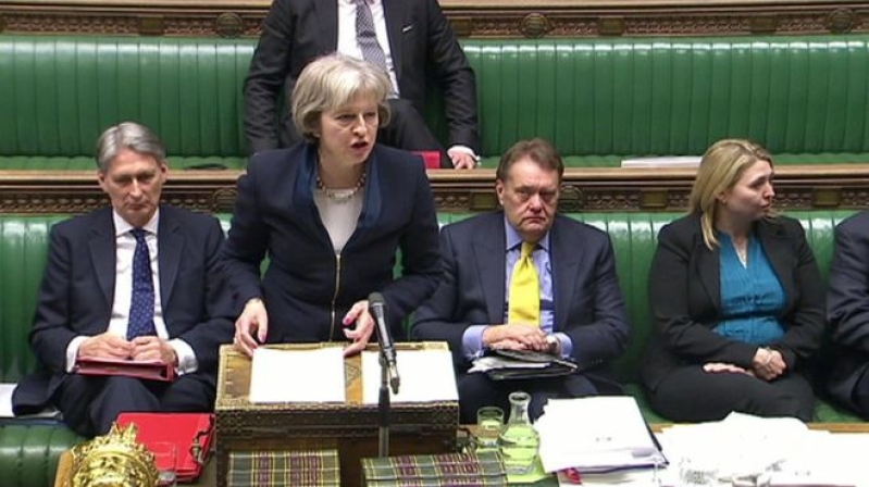 UK PM Theresa May defends Investigatory Powers Bill.