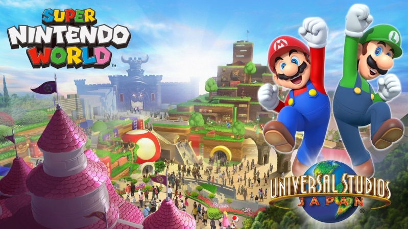 Super Nintendo World theme park site will be part of Universal Studios Japan in time for the Tokyo 2020 Summer Olympics.