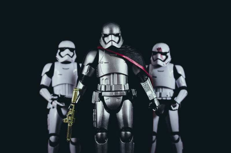 Darth Vader and Stormtroopers