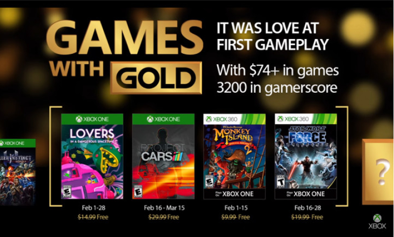 Xbox Live Games With Gold February 2017 lineup