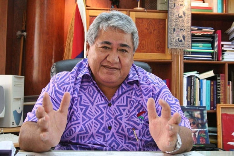 Samoa Prime Minister Tuilaepa Sa'ilele Malielegaoi