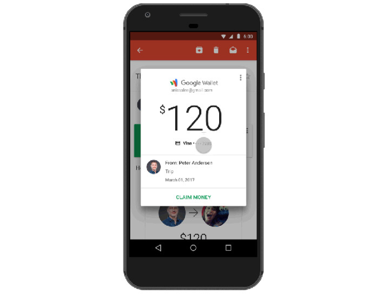 Gmail now supports monetary transactions