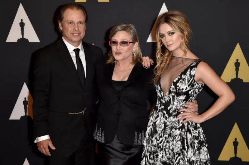 Carrie Fisher at the Oscars