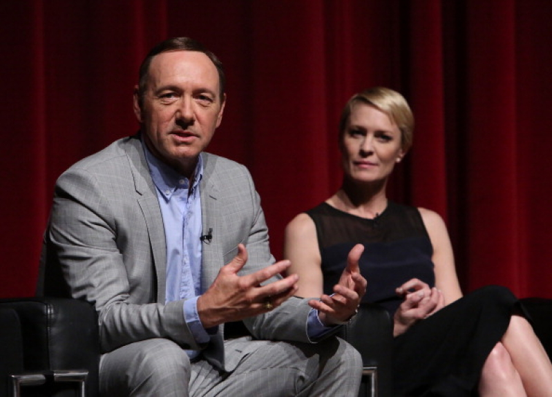 Kevin Spacey and Robin Wright at the Netflix's 'House of Cards' For Your Consideration Q&A 