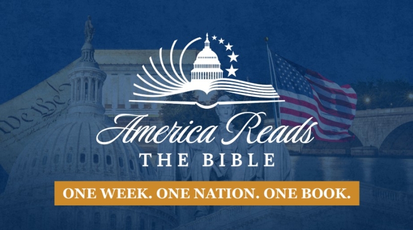 「America Reads the Bible」全國讀經運動主視覺