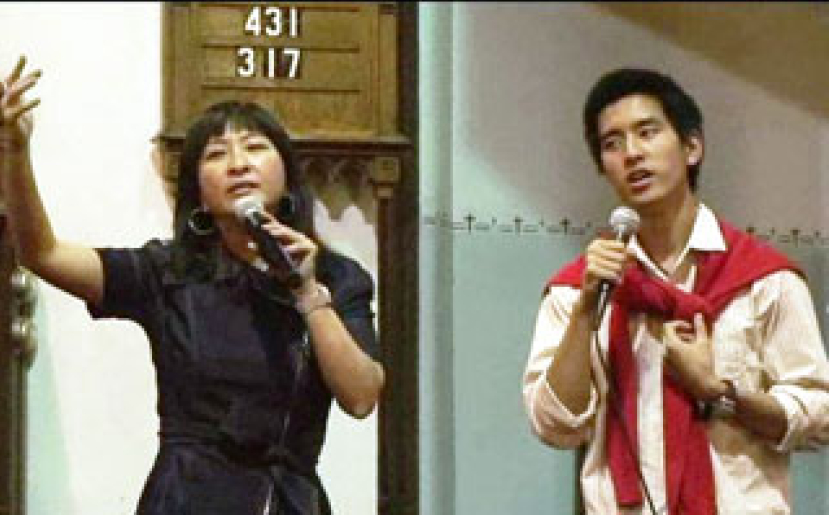 蔣麗萍母子紐約分享見證