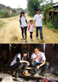 周慧敏、鄭嘉穎探訪越南助養囝囡 深感貧困孩子艱辛生活