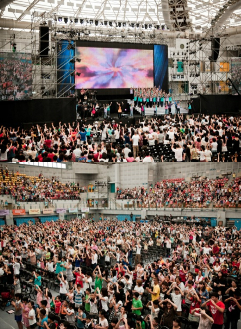 讚美之泉亞洲巡迴「相信有愛就有奇蹟」現場氣氛高漲