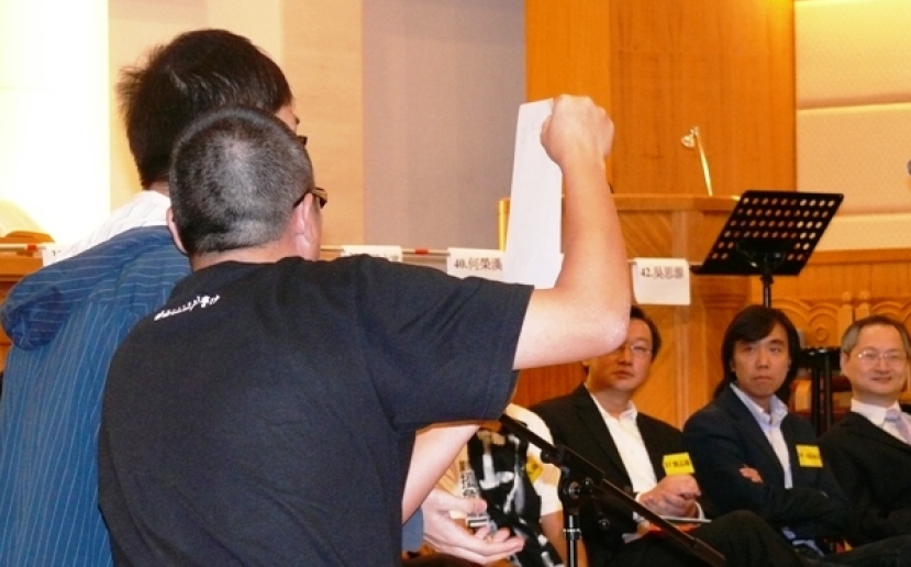 不滿教內普選安排 回基盟八成員公佈退選