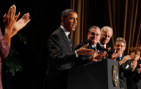 奧巴馬六十屆早餐會稱按聖經教導制定政策