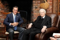 葛培理家中會面羅姆尼 肯定其價值觀