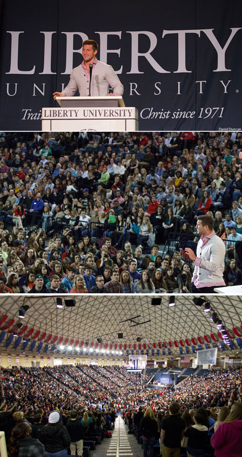 橄榄球明星蒂博谈人生 强调对神的委身