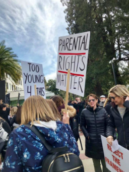 逾兩百加州家長首府集會 極力抵制新版性教育