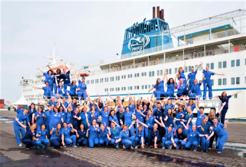 全球最大醫療船啟航非洲 治癒被遺忘的貧窮者