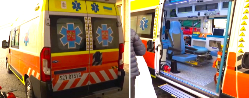 梵蒂岡救護車送贈烏克蘭