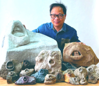 平凡石頭開口《讚美》上帝！ 周文志的雕塑活化工程