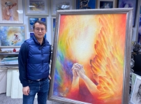 【專訪】異象畫藝術家陳子超 以畫筆吹響末世角聲 