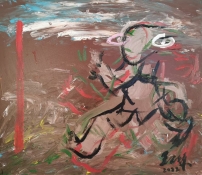 【當代藝粹】黑天爍:向着標竿直跑