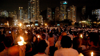 150,000 Held Candle Light Vigil for 20th Tiananmen Square Anniversary in Hong Kong