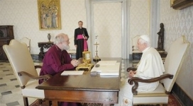 Anglican Head, Pope Hold 'Cordial' Talks