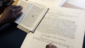 New York Man Finishes Bible Transcription by Hand After Four Years