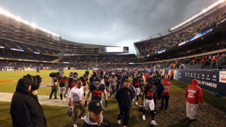 Soldier Field Evacuated: Bears Defeats Ravens Despite Storm Delays and Empty Seats (Video)