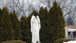 Face of Jesus Statue Burned off in Pennsylvania Church Vandal