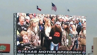 'Duck Dynasty' Family Hosts Duck Commander 500, NASCAR Sprint Cup Race at Texas Motor Speedway