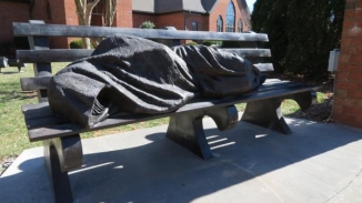 'Homeless Jesus' Statue Sparks Controversy in Upscale Community in North Carolina