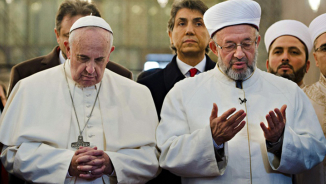 Pope Francis Prays with Islamic Grand Mufti Rahmi Yaran to Promote Religious Tolerance in Turkey