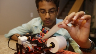 Thirteen Year Old Subham Banerje Uses Legos to Make Affordable Braille Printers for Blind