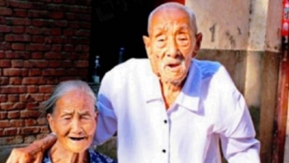 World's Oldest Couple in China with Combined Age of 217 Looks Back on 90 Years of Marriage