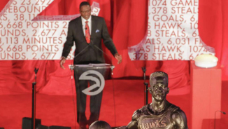 Atlanta Hawks Honor NBA Legend Dominique Wilkins with Statue While Players Talk about Faith and Great Season