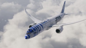 Star Wars R2-D2 787 Dreamliner Jet Release Date and First Flight on All Nippon Airways